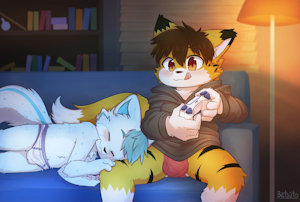 Babysitting and playing videogames