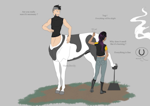 [Mustang] - First time at the farrier's
