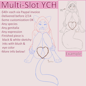 Multi-Slot YCH - Eat your heart out
