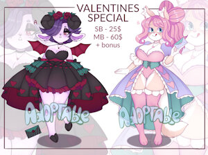 💖Valentines adoptables[CLOSED]💖