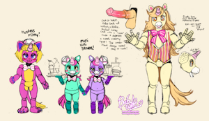 Fun Nights At Mitsy's (concept doodles)