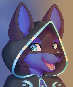 Stormy Wolf portrait