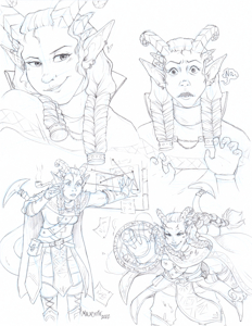[CM] Kallista Sketch Page