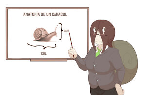 Leccion de anatomia con Estela.
