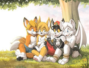 Liquid, Cody, Garuu and Tai-Tai