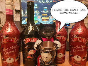Maybe he has an alcohol problem....