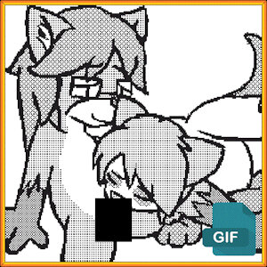 Fox V Cat Surprise (gif) [lxander191]