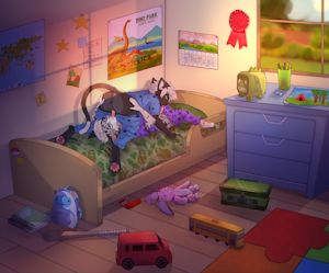 Sleepover (commission)