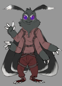 Character design ($) (A mothman!)