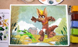 Chasing Frogs