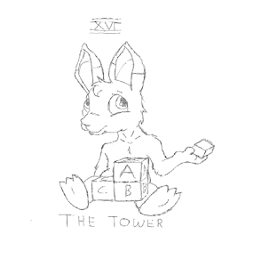 Neopets Tarot - The Tower