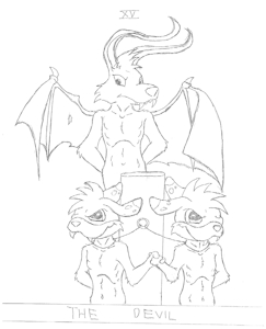 Neopets Tarot - The Devil