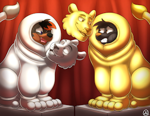 Cursed Lion Statues