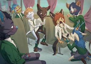 YCH: School Trip, part 1: The Bus