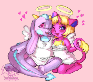 Wing-It: Ms. Snuggles and Mitsy (Angels)