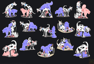 Denali Dane Telegram Stickers 2 (COMMISSION)