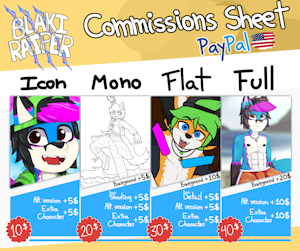Commissions Sheet