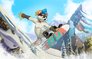Lucky Snowboard