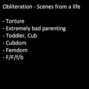 Obliteration - Scenes from a life