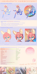 commission price sheet