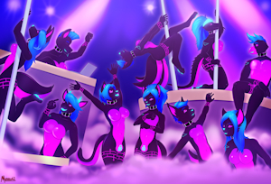 Night At Club Neon (art)