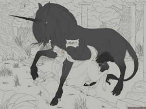 Unicorn Glade Trespasser!