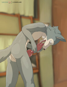 Self-Lick Legoshi | + Cum version