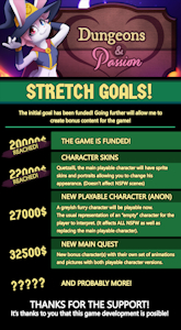 STRETCH GOALS Dungeons & Passion!