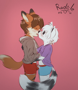 deep intimate Kiss
