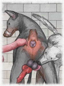 "Let him lick." [sketch]
