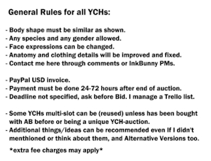 YCHs reminder - recent, old and fixed