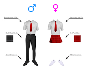 Frostworth Academy Uniforms