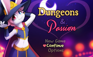 Dungeons & Passion New Title Screen