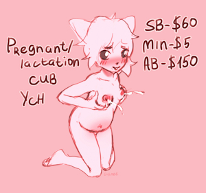 PREGNANT LACTATION CUB YCH [open]