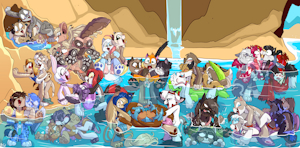 *YCH*_The splash n’ smash!