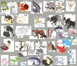 Crazy critter roster