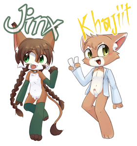 Jinx and Khajiit Badges