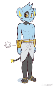 Azul the Shinx (commission)