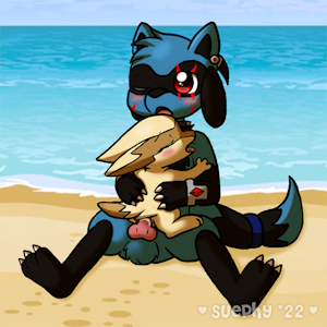 Pokémon Commission - Beach sex