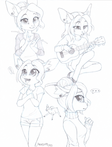 [CM] Mariah Sketch Page