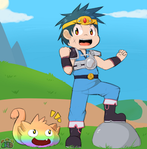 $ A Hero and his Best Buddy!