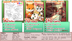 Commission sheet 2022
