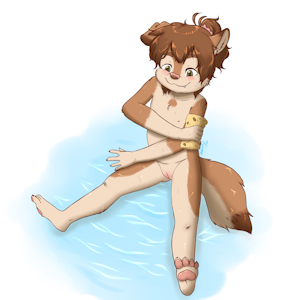 Cub Rub in Tub