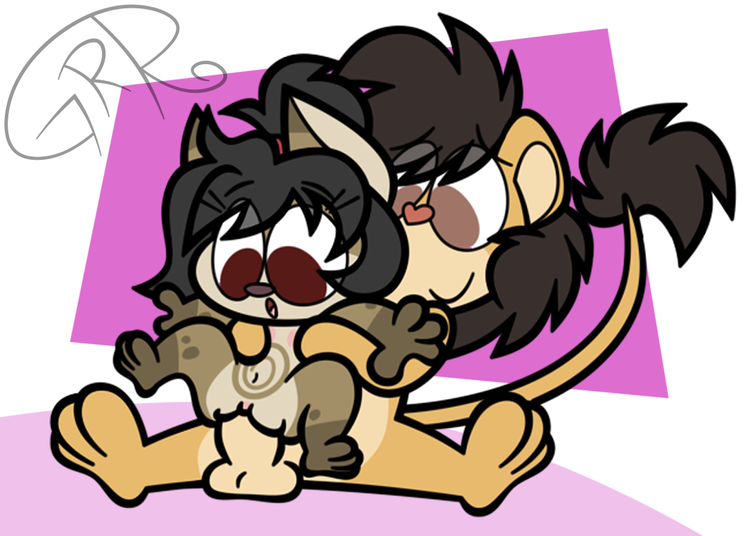 4186950_TsunderePanda_cat_and_lion.png