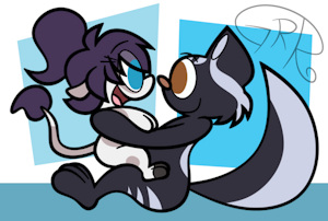 4186951_TsunderePanda_cow_and_skunk.png