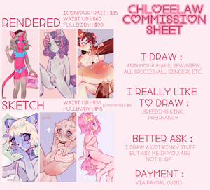 commissions open reminder