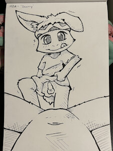 "Scurry" - Day 2 Inktober 2022