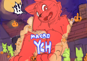 [Macro YCH] Halloween magic! have + Raffle