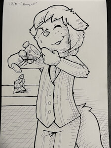 "Bouquet" - Day 6 Inktober 2022