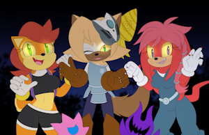 Team Boom as Vampires